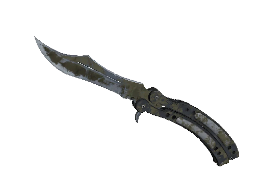 ★ StatTrak™ Butterfly Knife | Safari Mesh (Battle-Scarred) - Image 1