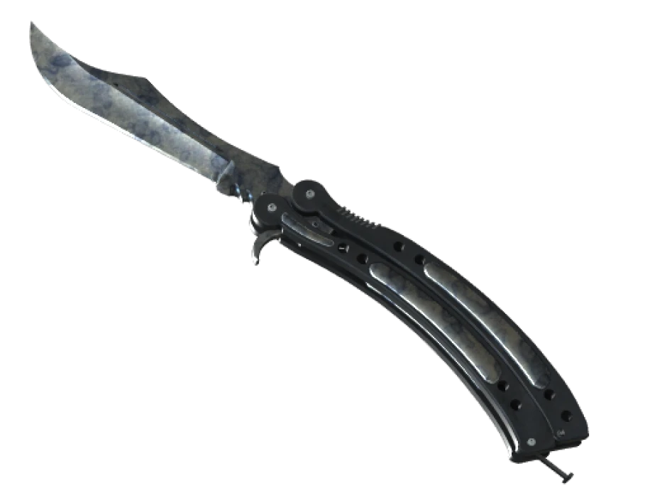 ★ StatTrak™ Butterfly Knife | Stained (Well-Worn) - Image 1