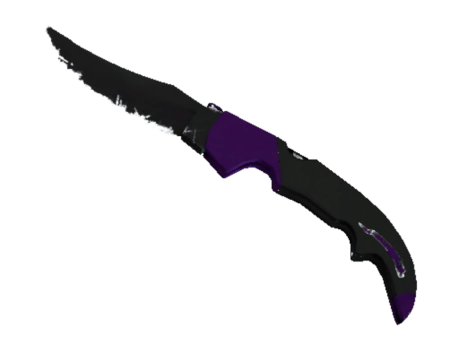★ StatTrak™ Falchion Knife | Ultraviolet (Well-Worn) - Image 1