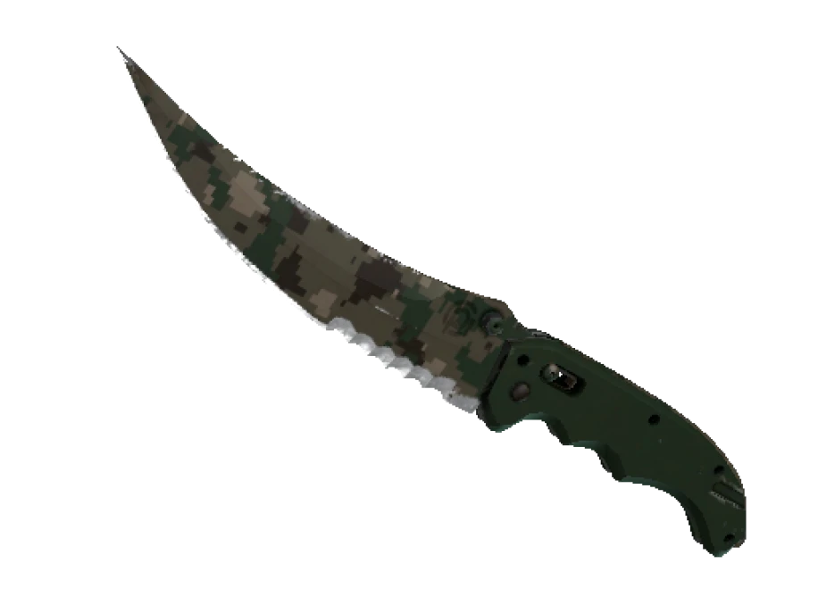 ★ StatTrak™ Flip Knife | Forest DDPAT (Well-Worn) - Image 1