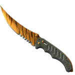 ★ StatTrak™ Flip Knife | Tiger Tooth (Minimal Wear)