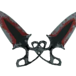 ★ StatTrak™ Shadow Daggers | Crimson Web (Battle-Scarred)