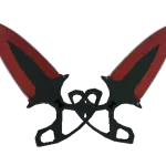 ★ StatTrak™ Shadow Daggers | Crimson Web (Well-Worn)
