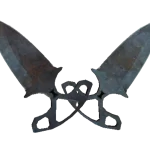 ★ StatTrak™ Shadow Daggers | Rust Coat (Well-Worn)