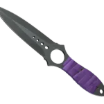 ★ StatTrak™ Skeleton Knife | Ultraviolet (Well-Worn)