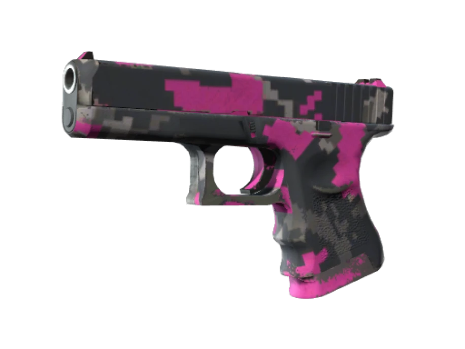 Glock-18 | Pink DDPAT (Well-Worn) - Image 1