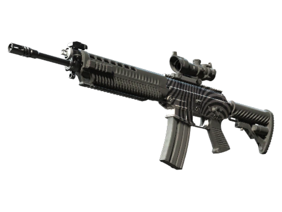 SG 553 | Hypnotic (Minimal Wear) - Image 1
