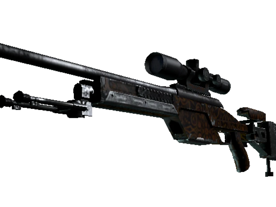 SSG 08 | Orange Filigree (Battle-Scarred) - Image 1