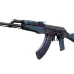 Souvenir AK-47 | Midnight Laminate (Battle-Scarred)