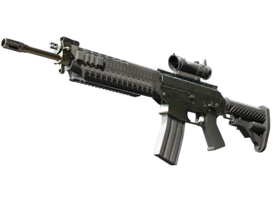 Souvenir SG 553 | Army Sheen (Minimal Wear) - Image 1