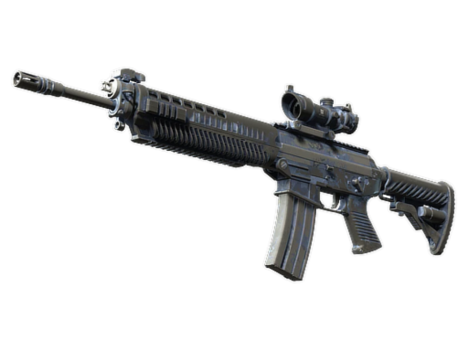 Souvenir SG 553 | Night Camo (Battle-Scarred) - Image 1