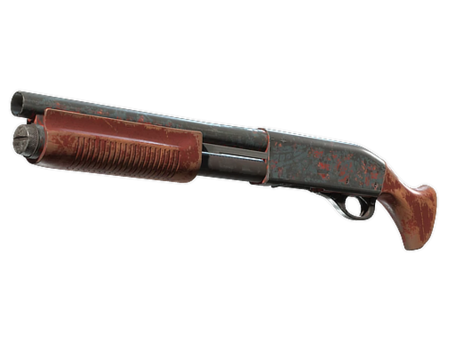Souvenir Sawed-Off | Crimson Batik (Battle-Scarred) - Image 1