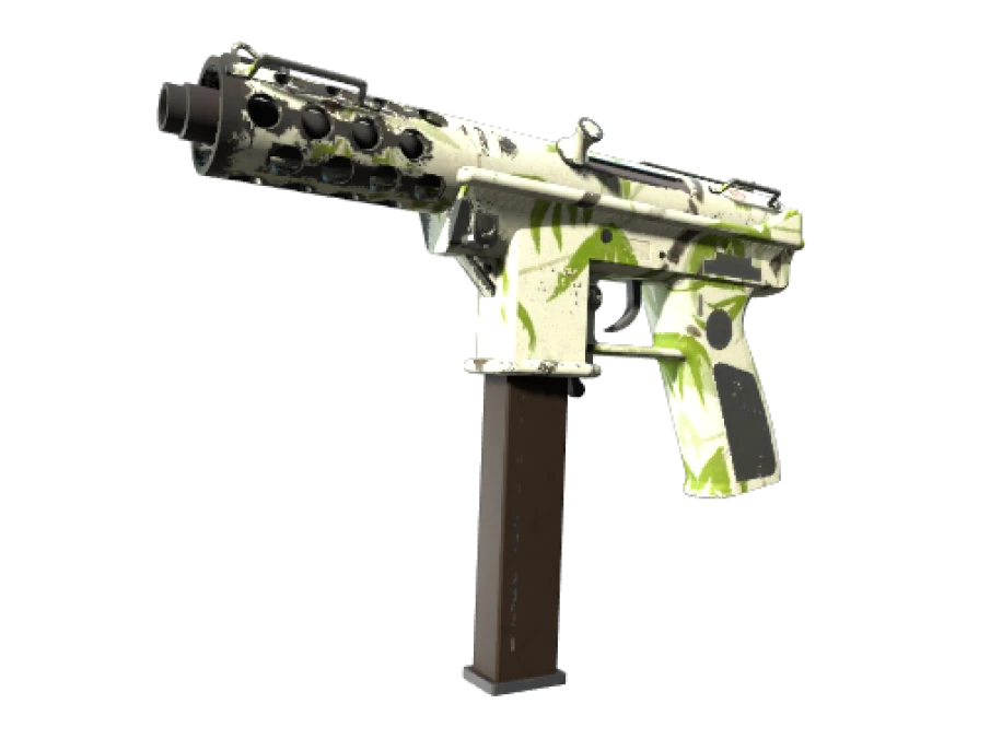 Souvenir Tec-9 | Bamboo Forest (Well-Worn) - Image 1
