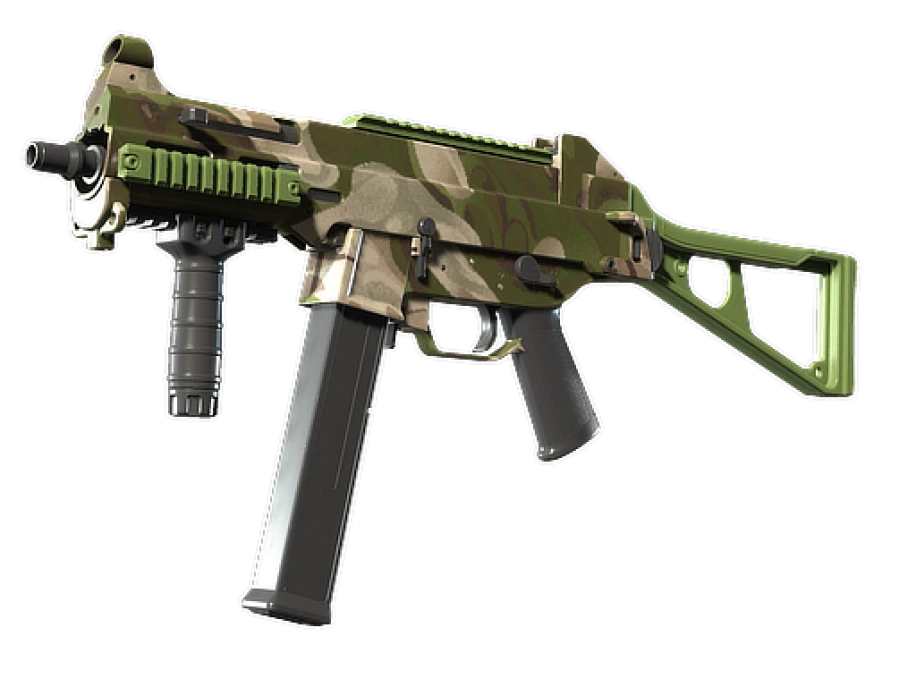 Souvenir UMP-45 | Green Swirl (Factory New) - Image 1