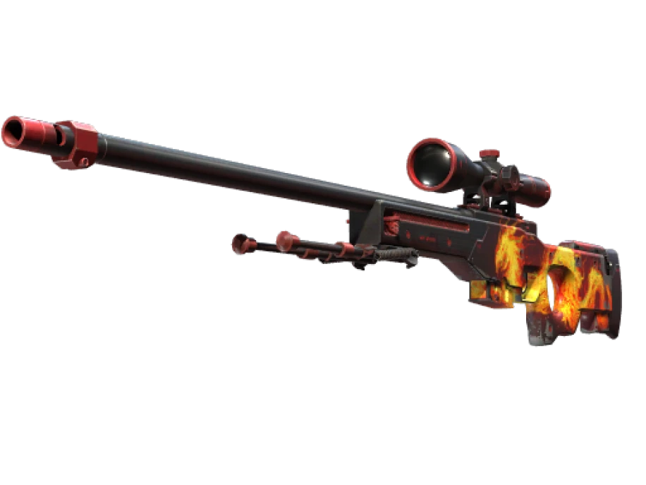 StatTrak™ AWP | Wildfire (Well-Worn) - Image 1