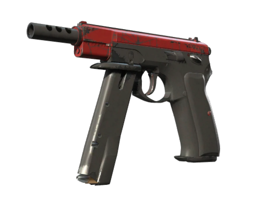 StatTrak™ CZ75-Auto | Crimson Web (Well-Worn) - Image 1
