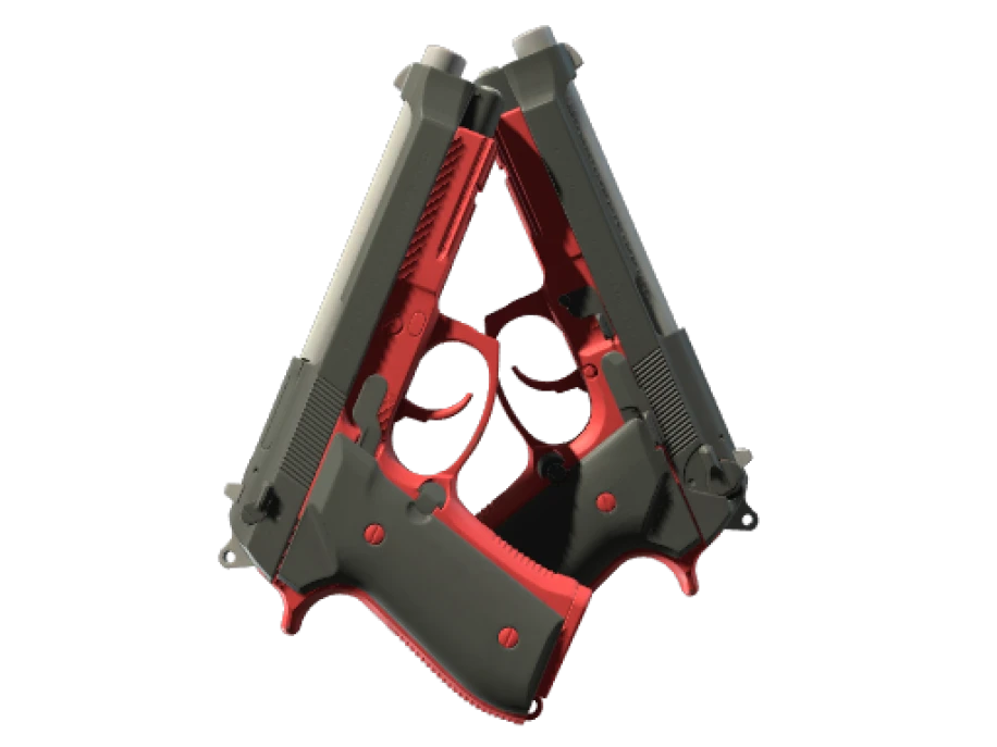 StatTrak™ Dual Berettas | Panther (Minimal Wear) - Image 1