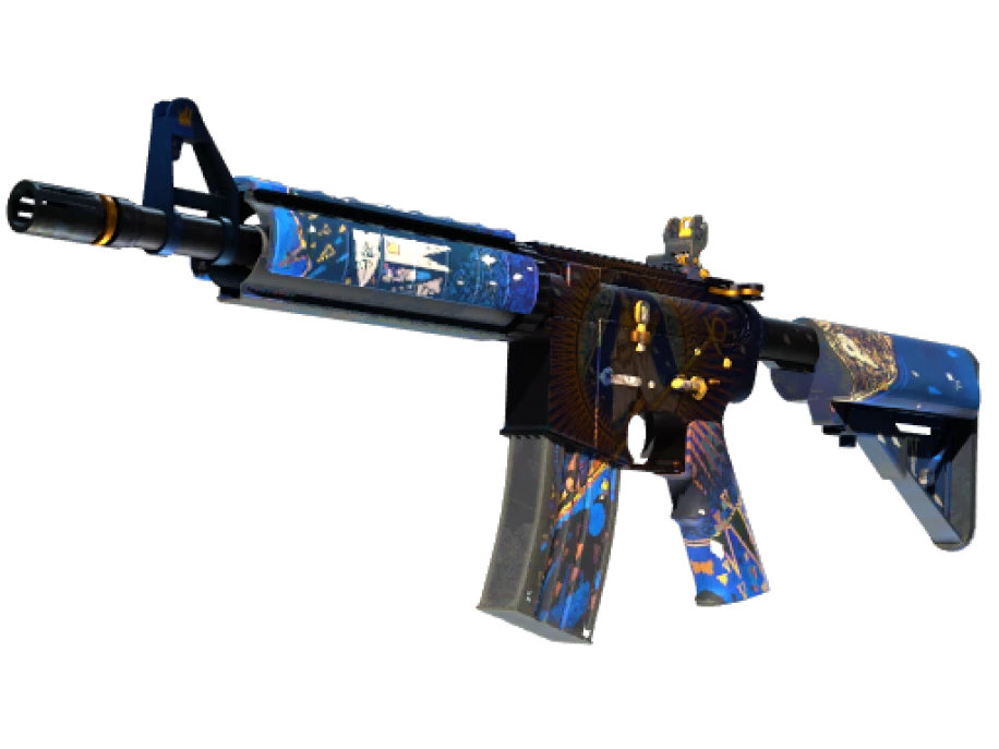 StatTrak™ M4A4 | The Emperor (Well-Worn) - Image 1