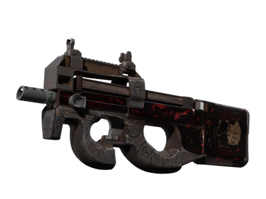 StatTrak™ P90 | Shallow Grave (Well-Worn) - Image 1
