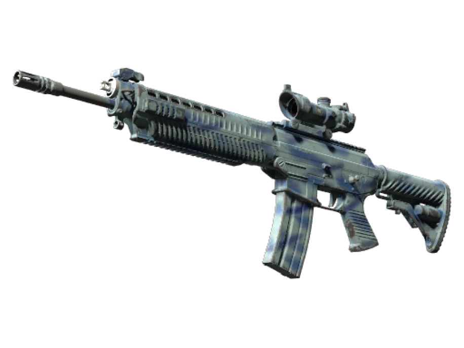 StatTrak™ SG 553 | Wave Spray (Field-Tested) - Image 1