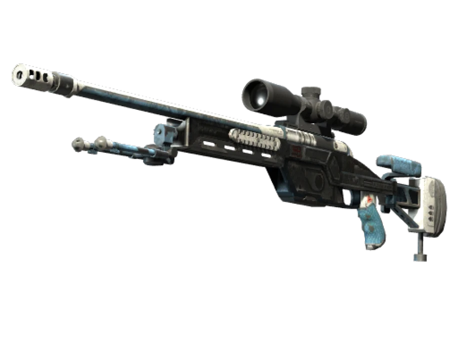 StatTrak™ SSG 08 | Ghost Crusader (Battle-Scarred) - Image 1