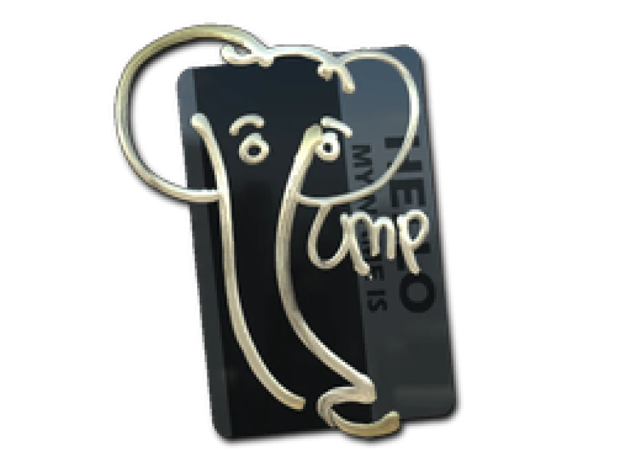 Sticker | Hello UMP-45 (Gold) - Image 1