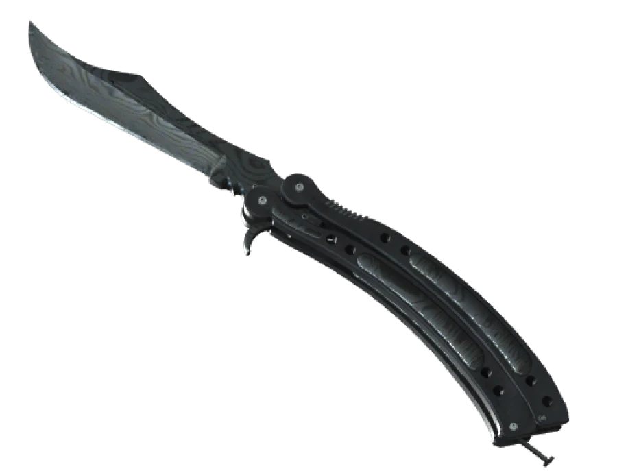 ★ StatTrak™ Butterfly Knife | Damascus Steel (Battle-Scarred) - Image 1