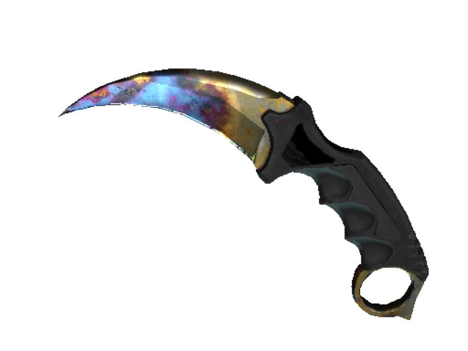 ★ StatTrak™ Karambit | Case Hardened (Well-Worn) - Image 1